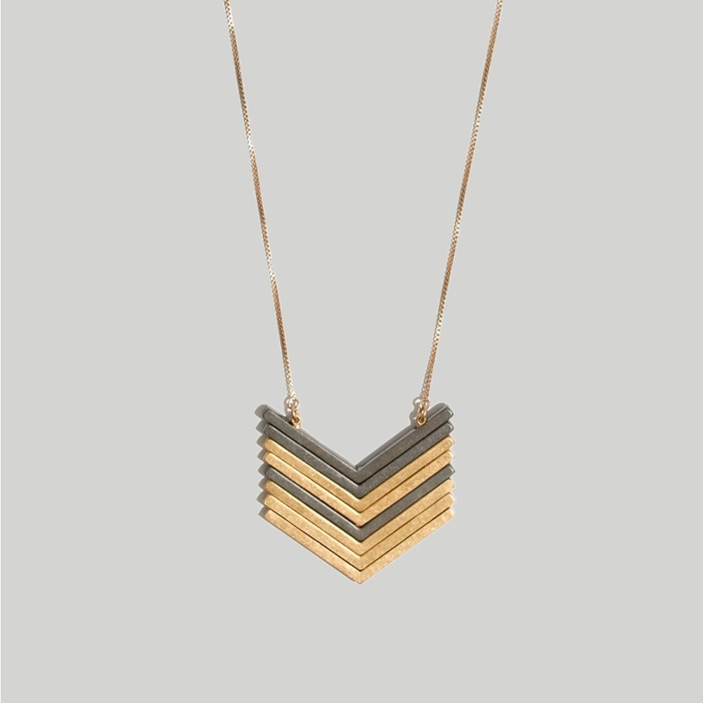 NWT Madewell Arrowstack Necklace